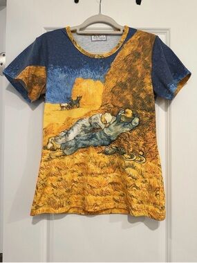 P&N The East’s Enlightenment The Siesta Vincent Van Gogh Women’s Art Tee Size L